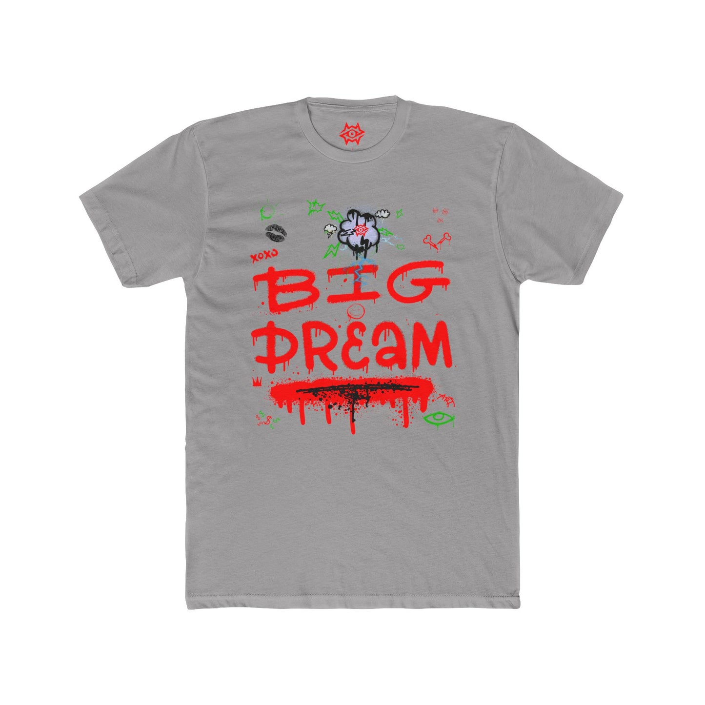 Cotton Crew Neck T-Shirt / Big Dream