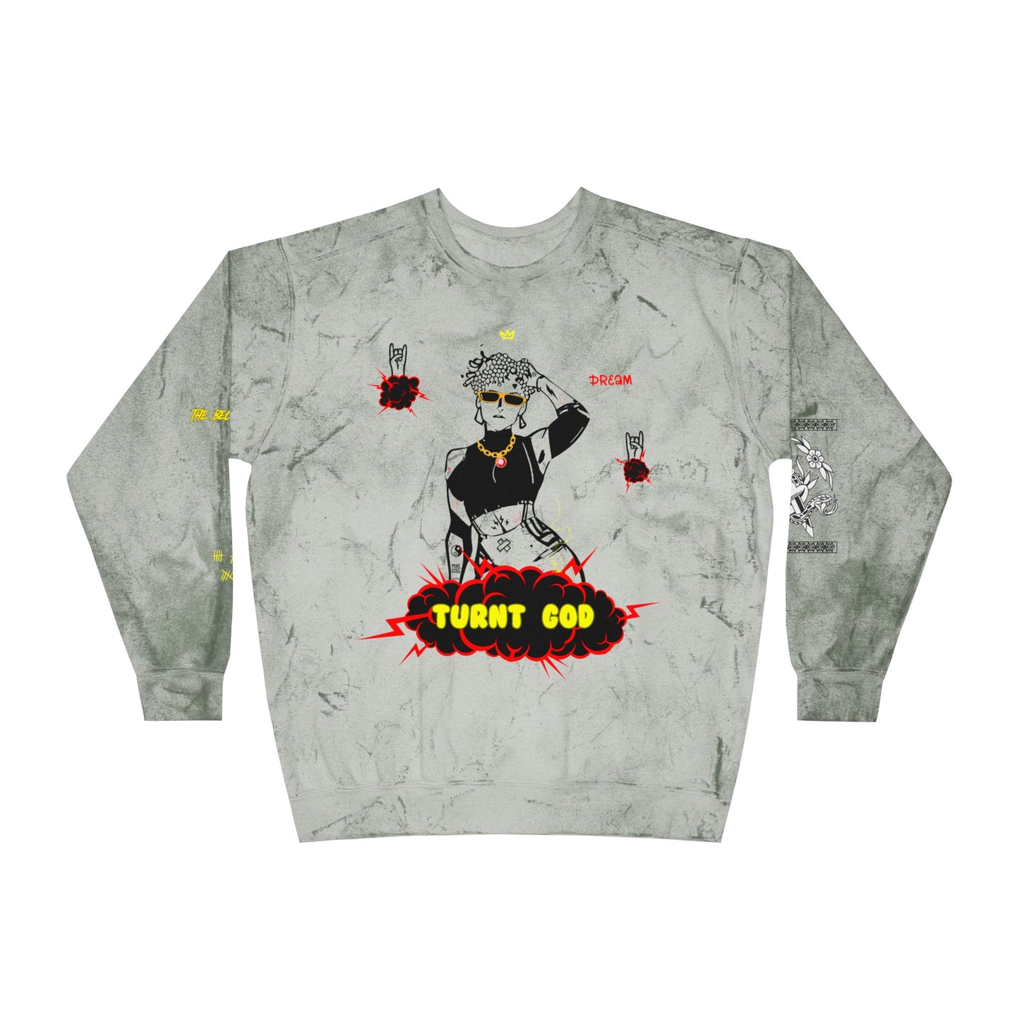 Color Blast Sweatshirt / Turnt God