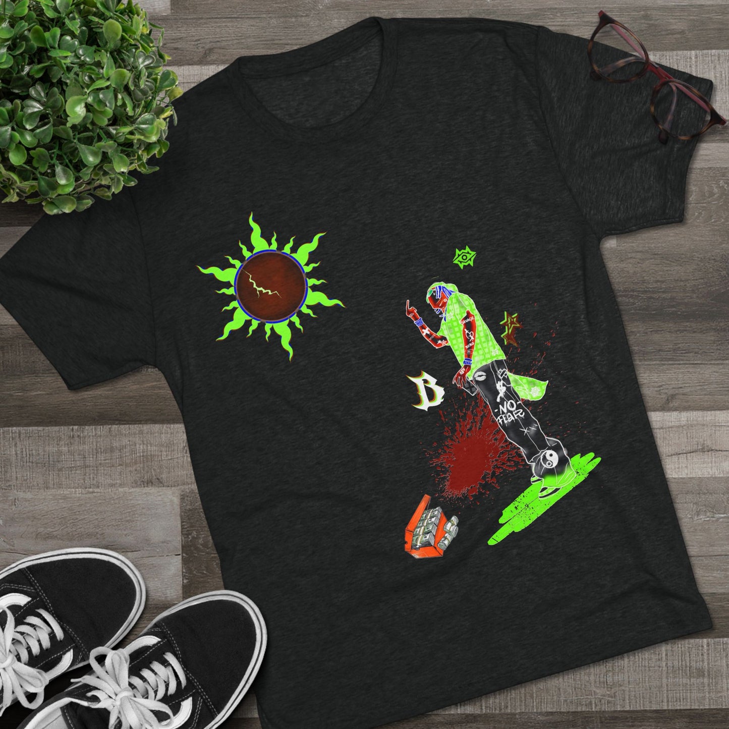 Tri Blend T-Shirt / The World Ruler
