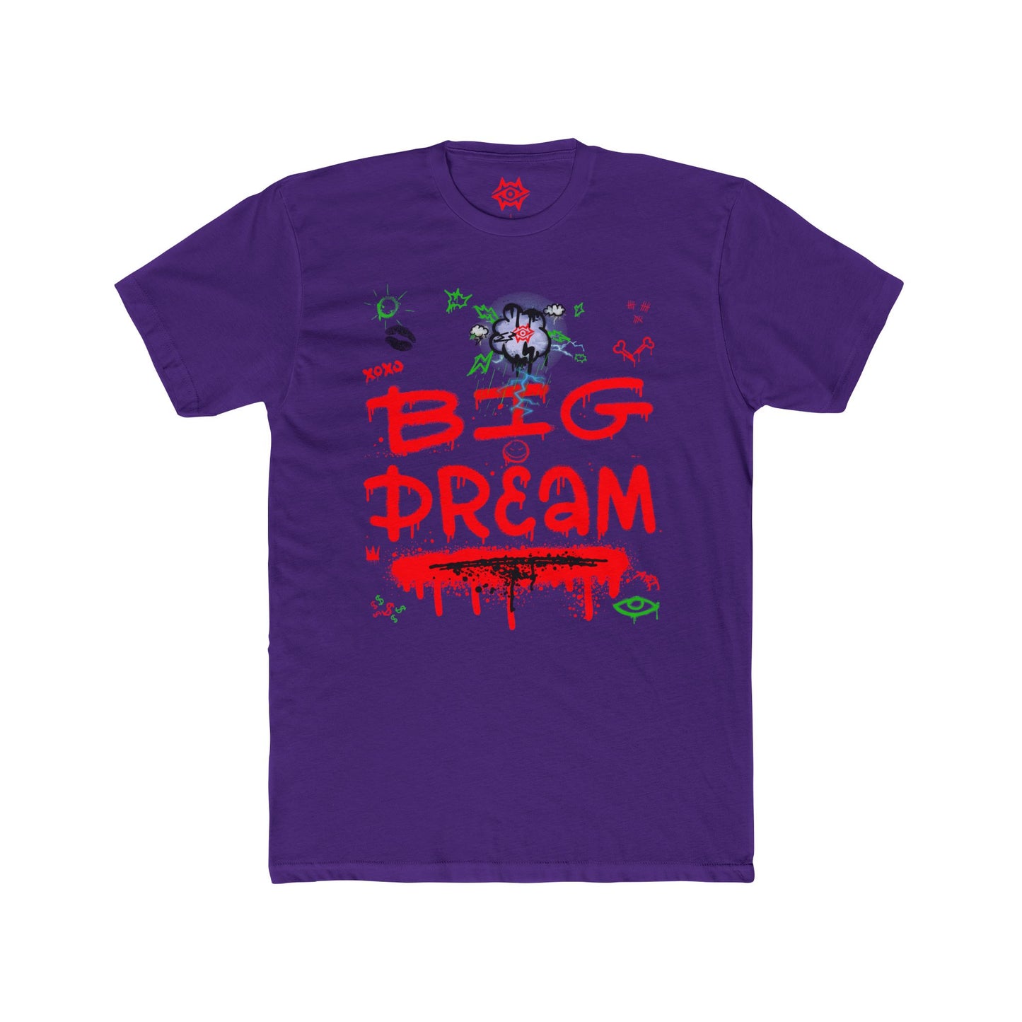 Cotton Crew Neck T-Shirt / Big Dream