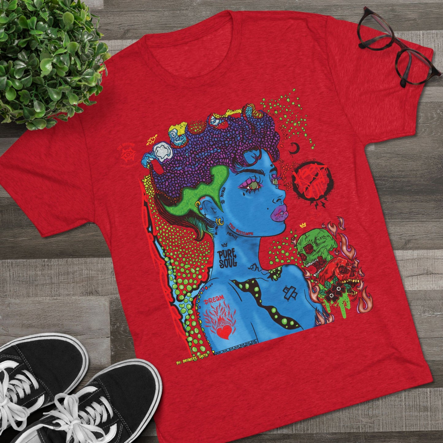 Tri-Blend T-Shirt/ Scorn Queen