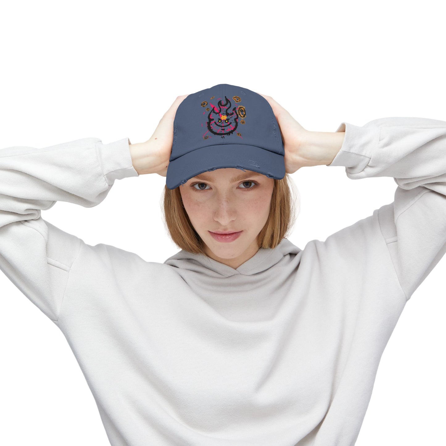 Distressed Cap-Inner Flames