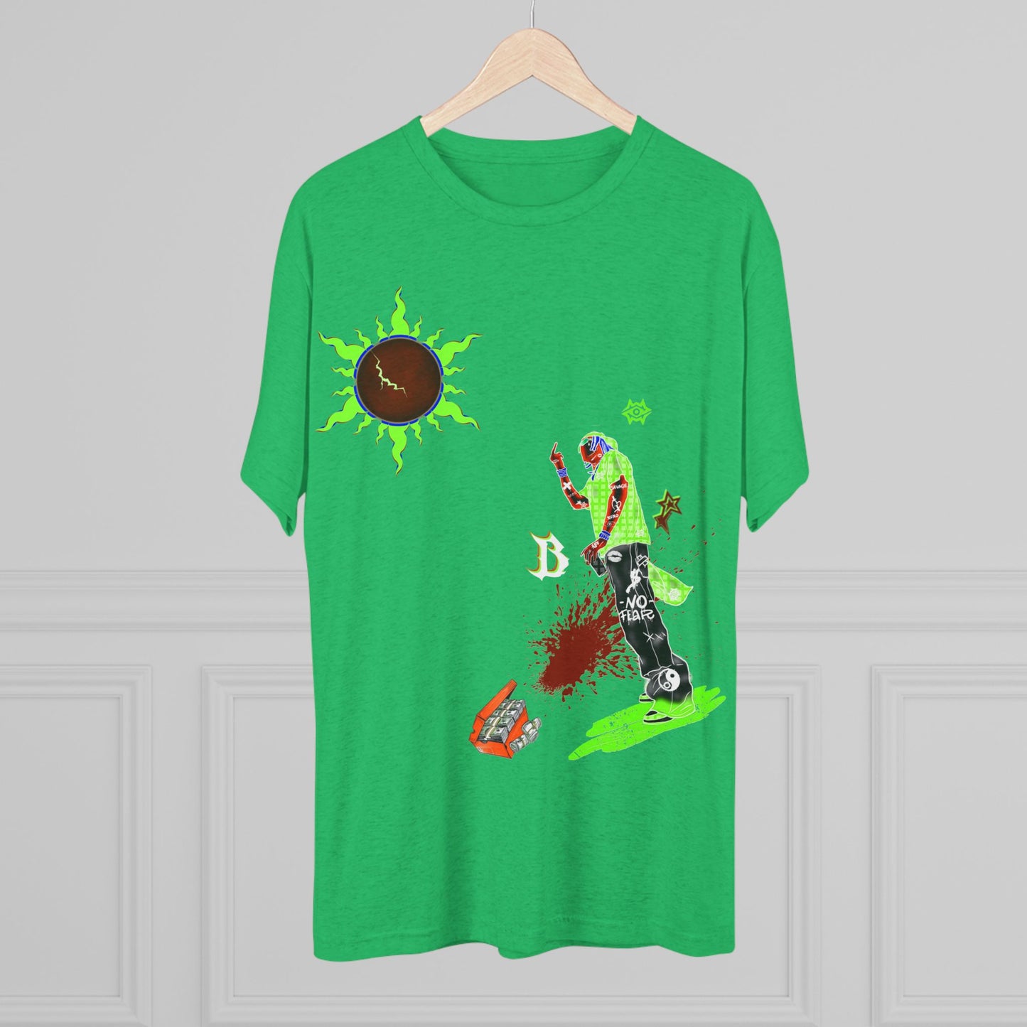 Tri Blend T-Shirt / The World Ruler