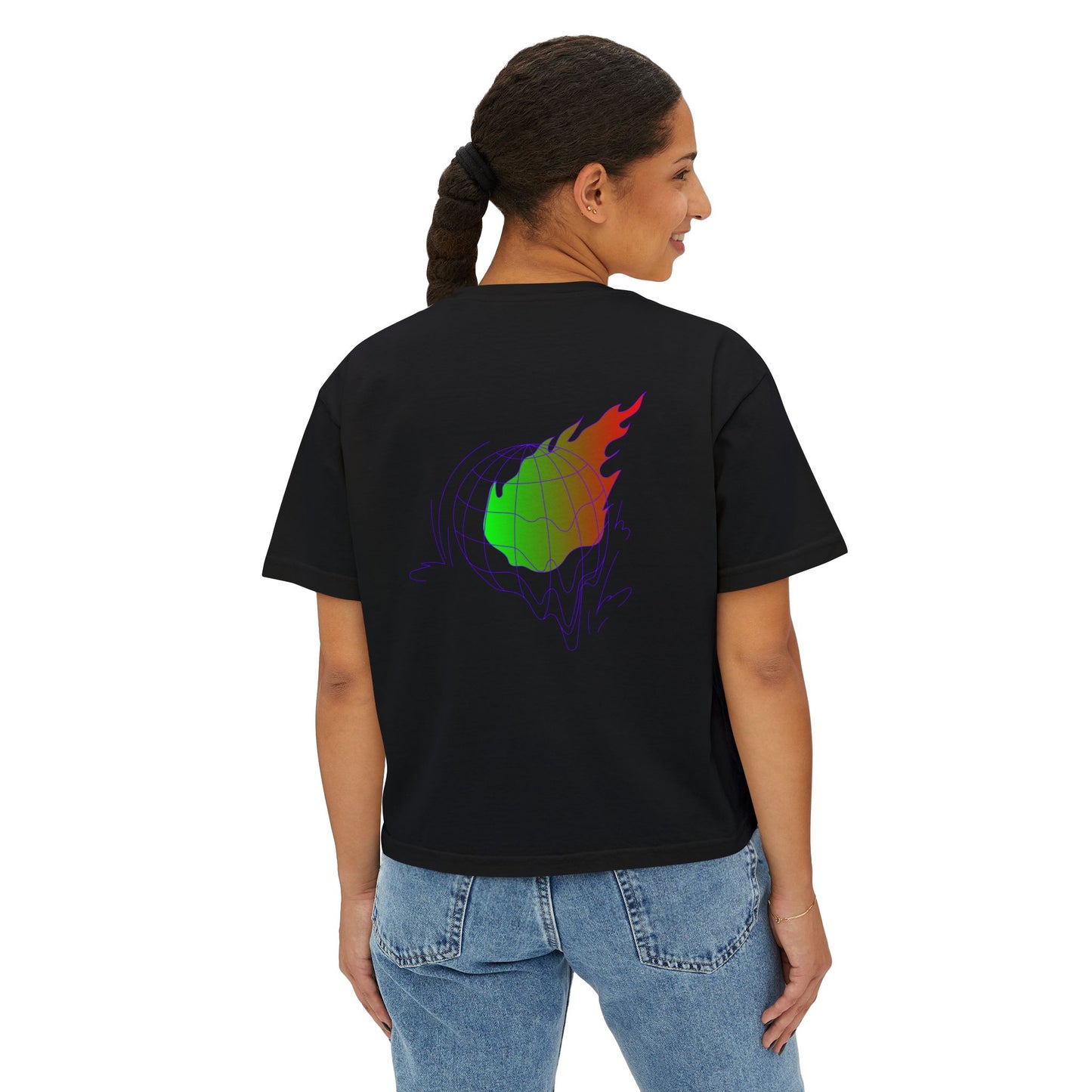 Boxy Tee - Retro Goddess