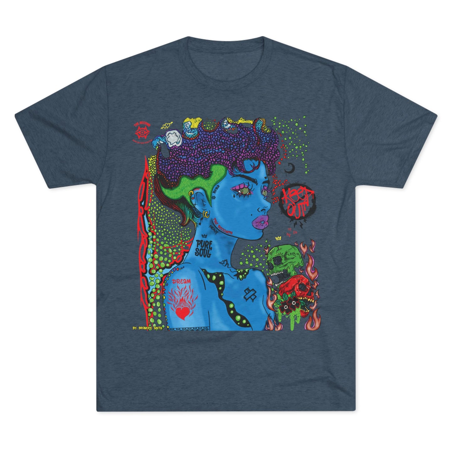 Tri-Blend T-Shirt/ Scorn Queen
