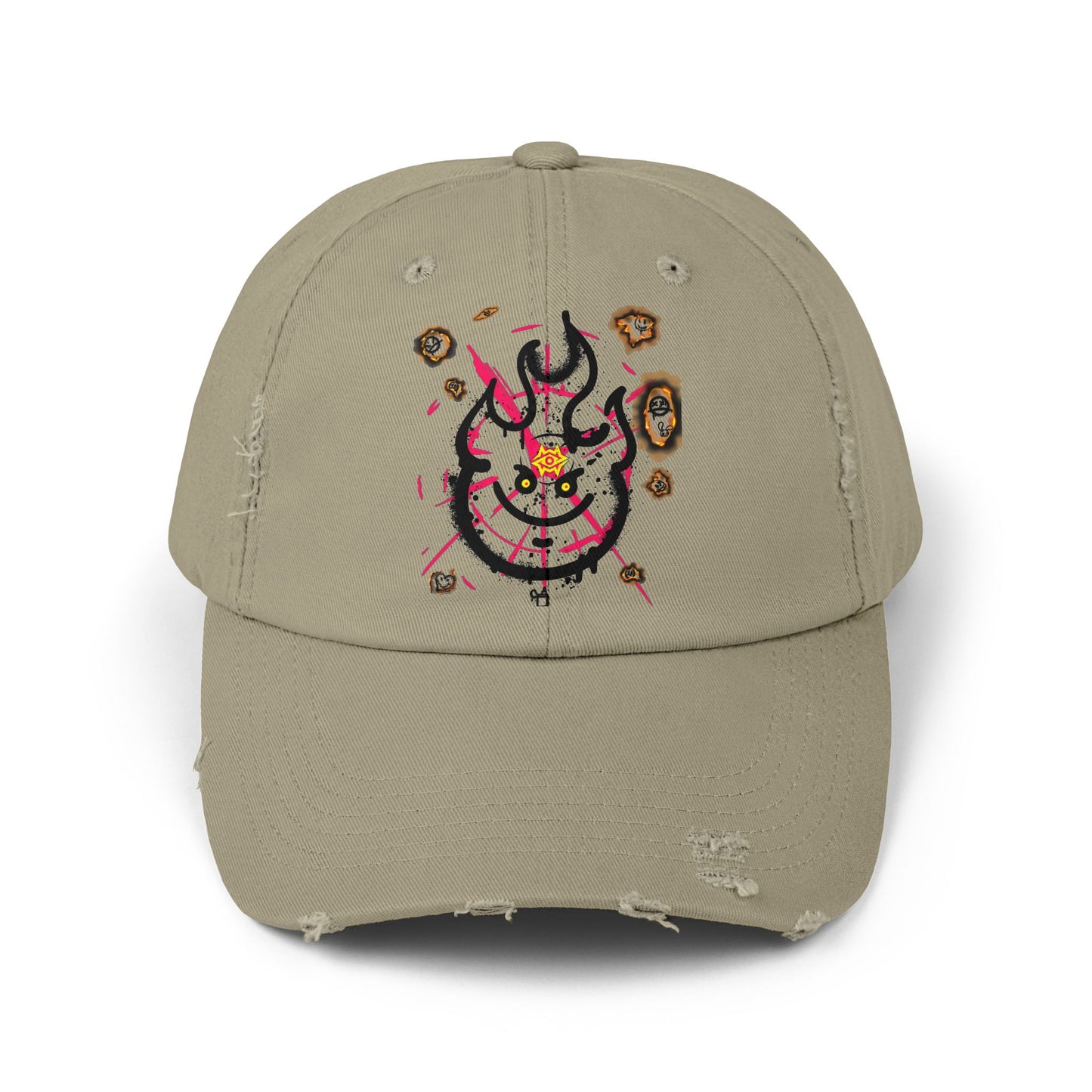Distressed Cap-Inner Flames