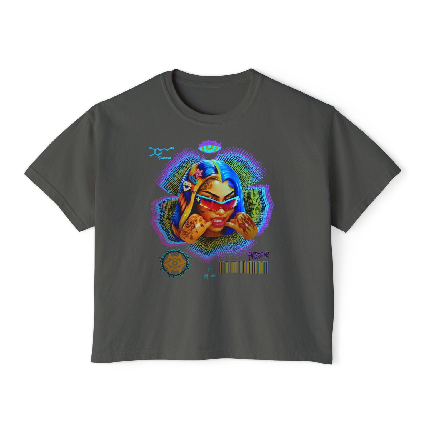 Boxy Tee - Retro Goddess