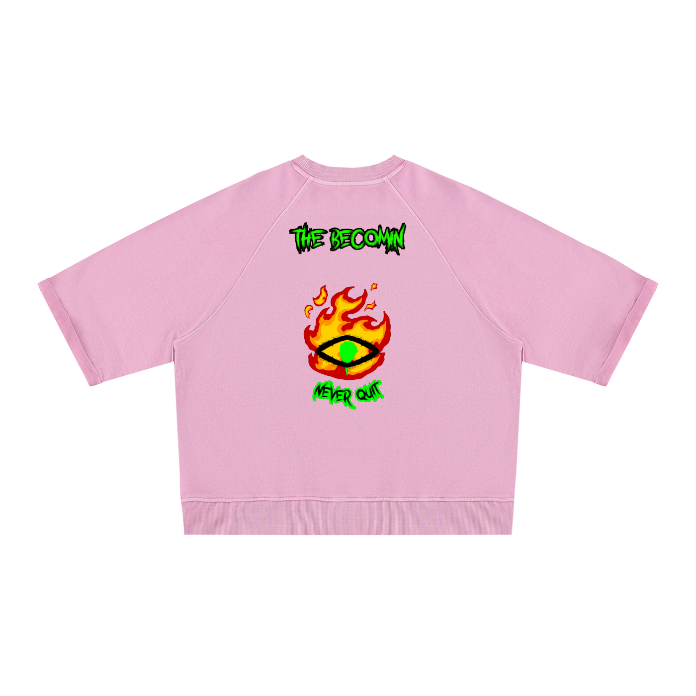 Unisex Vintage Wash Boxy Short Sleeve Sweatshirt