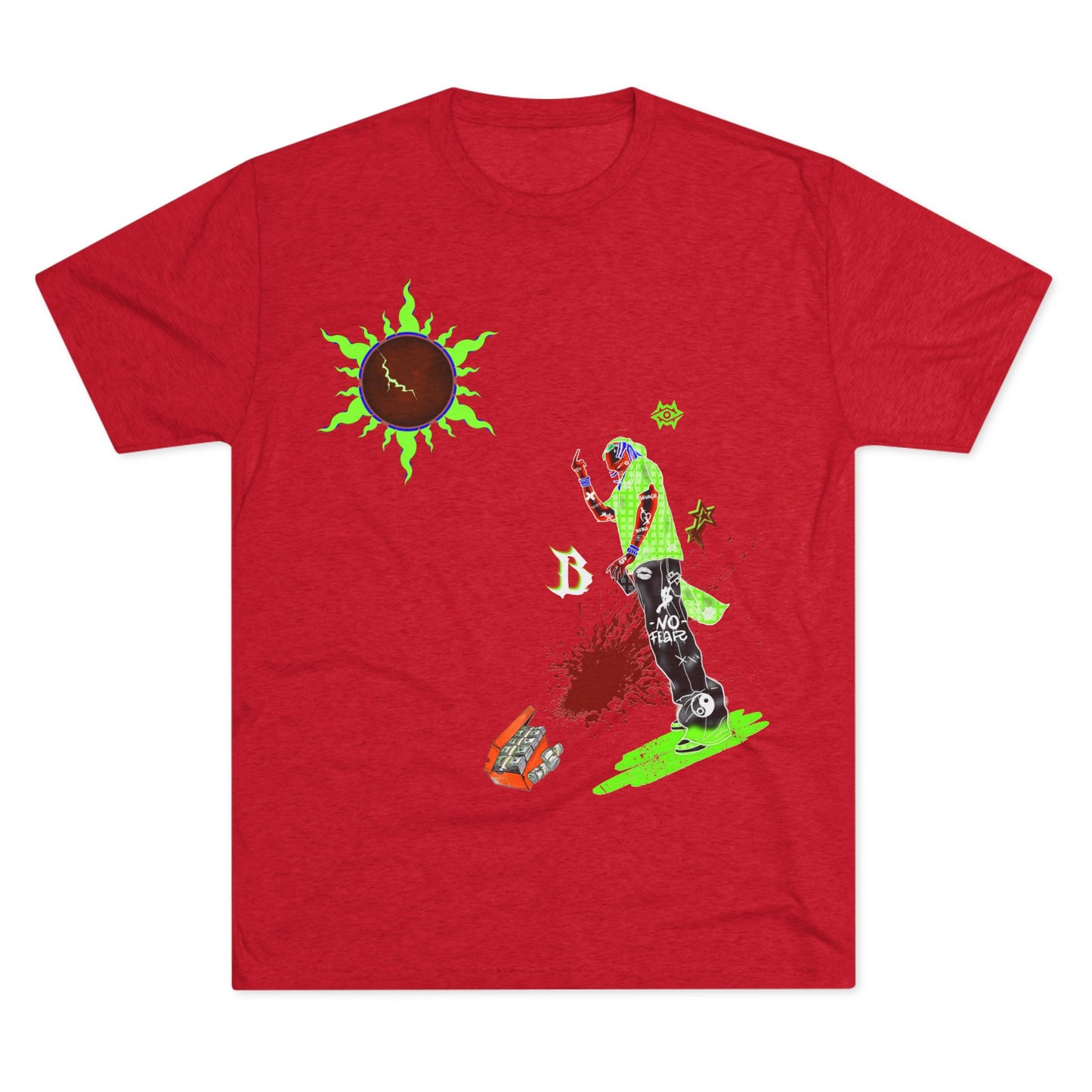 Tri Blend T-Shirt / The World Ruler