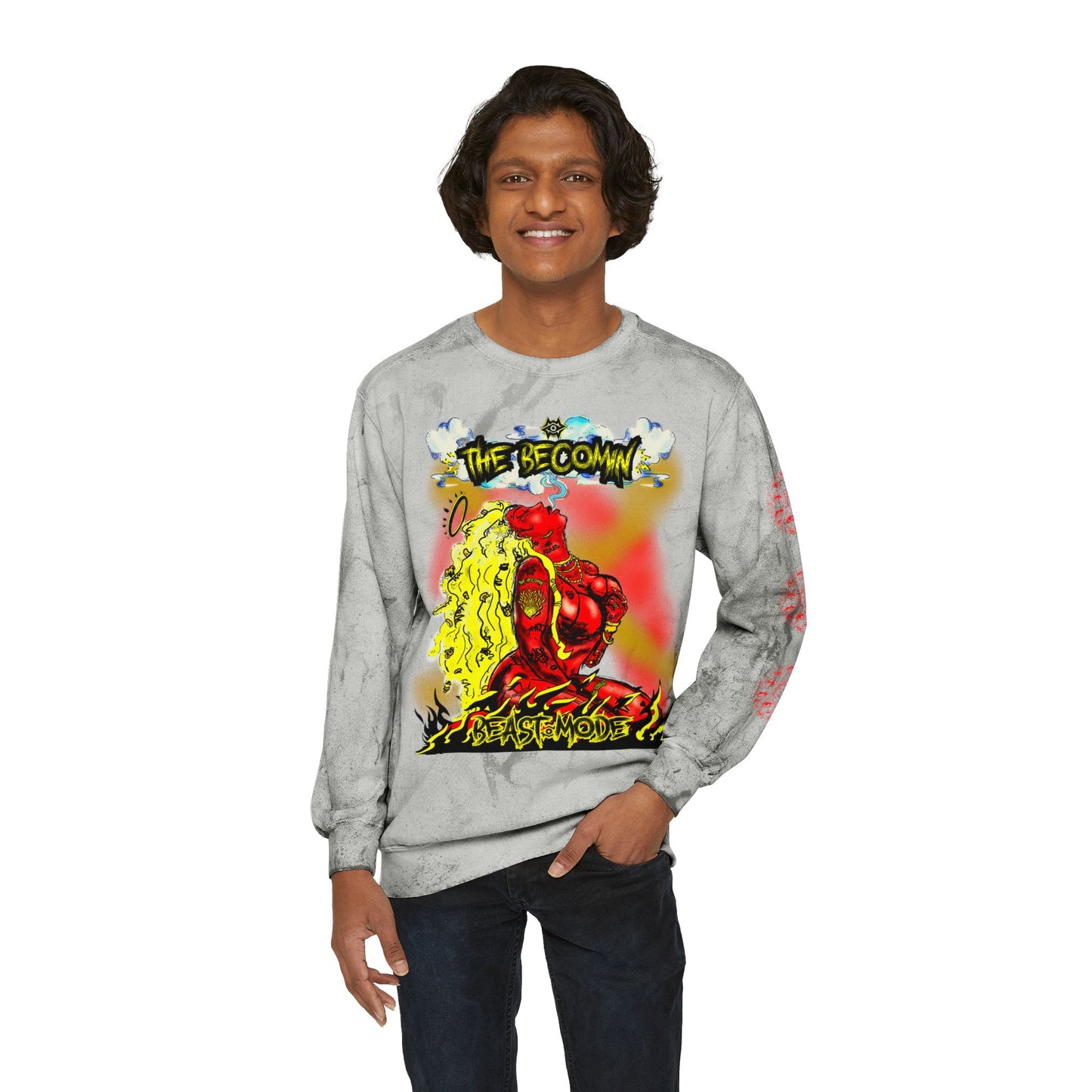 Color Blast Sweatshirt - Beast Mode