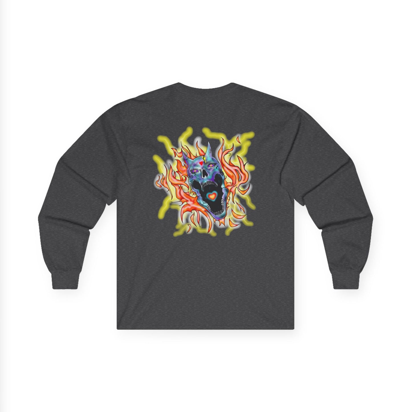 Long Sleeve Tee / Love Skull