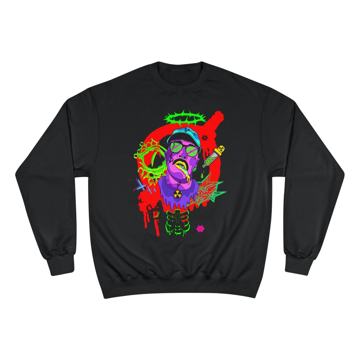 Champion Sweatshirt / Radioactive Hero