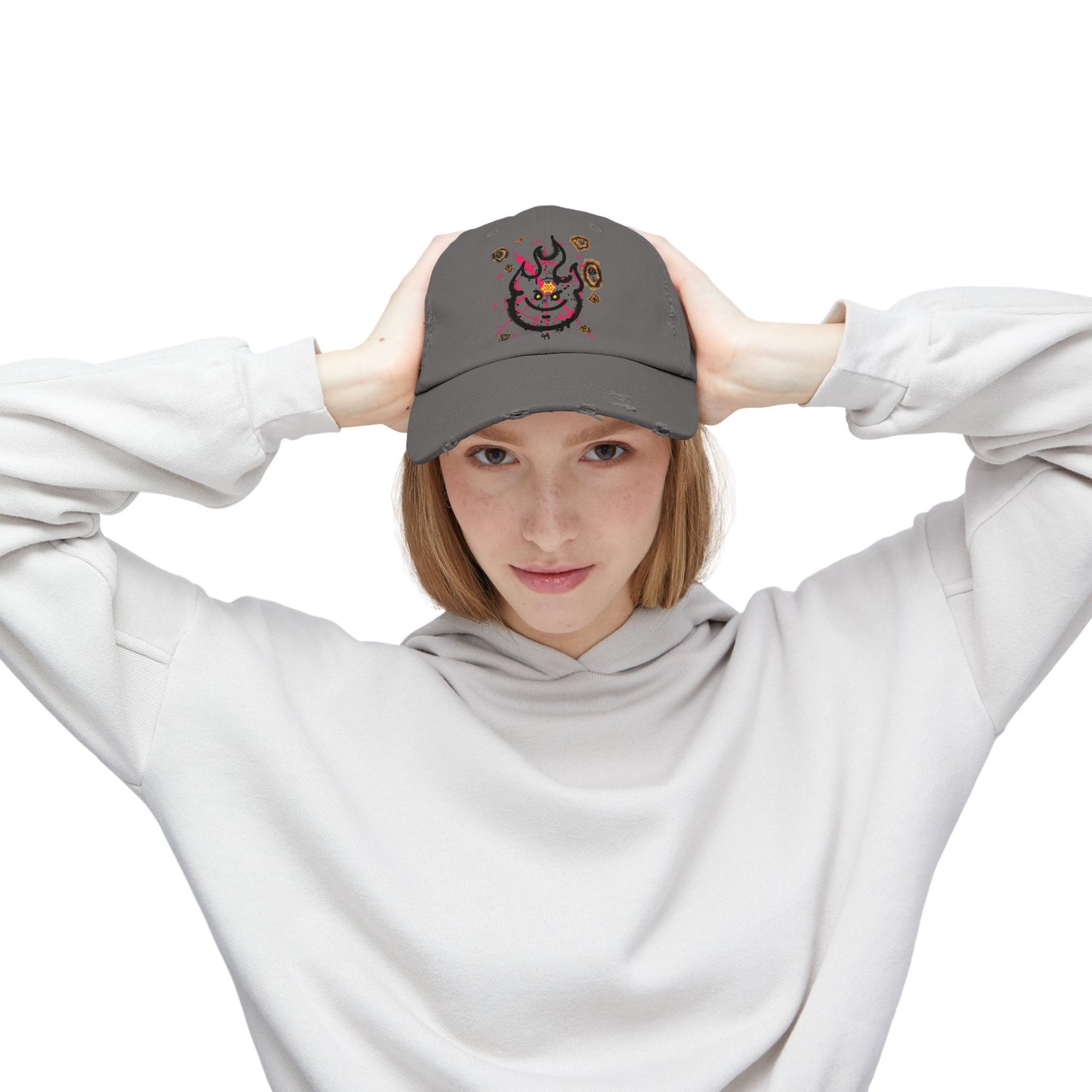 Distressed Cap-Inner Flames
