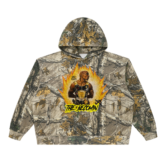 Unisex Waffle Tree Camo Boxy Hoodie