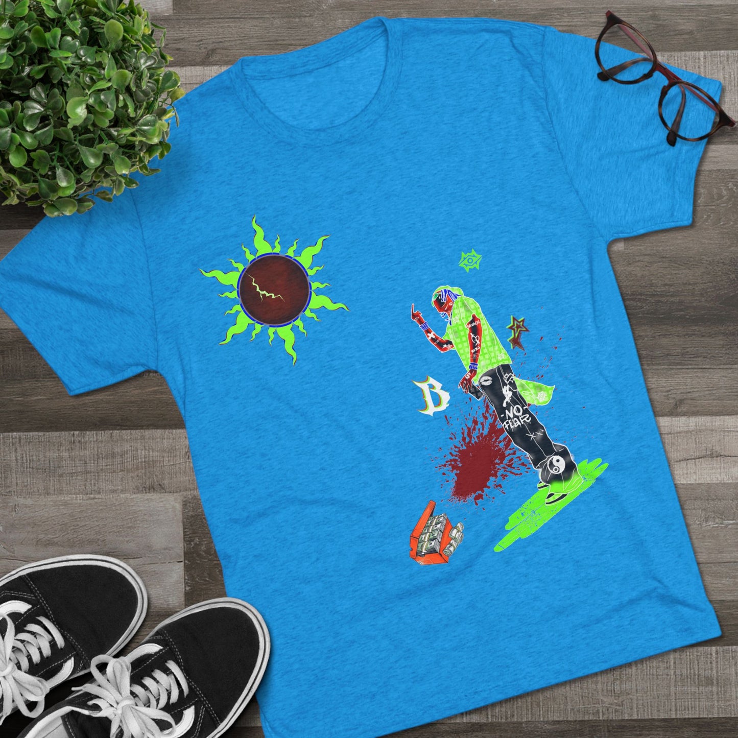 Tri Blend T-Shirt / The World Ruler