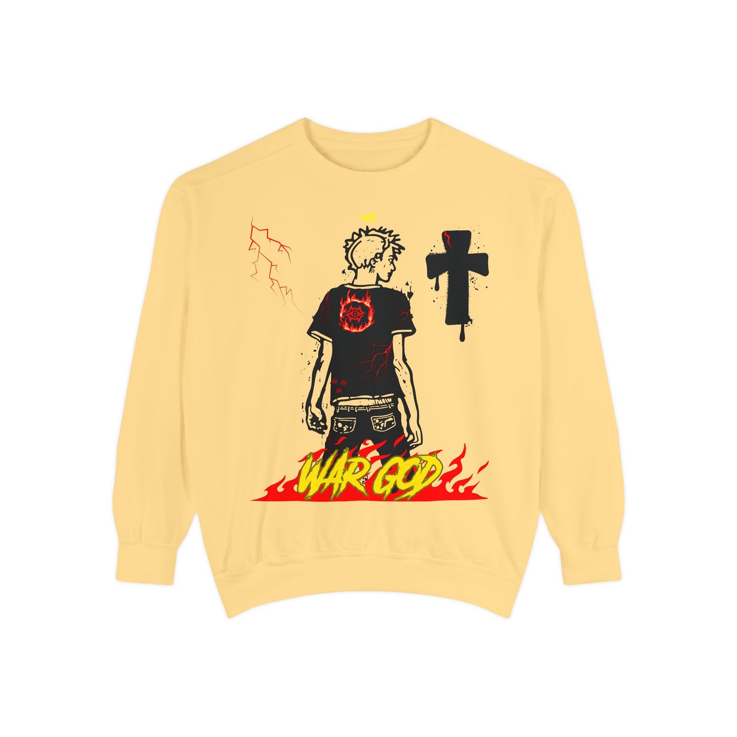 Dyed Sweatshirt /War God