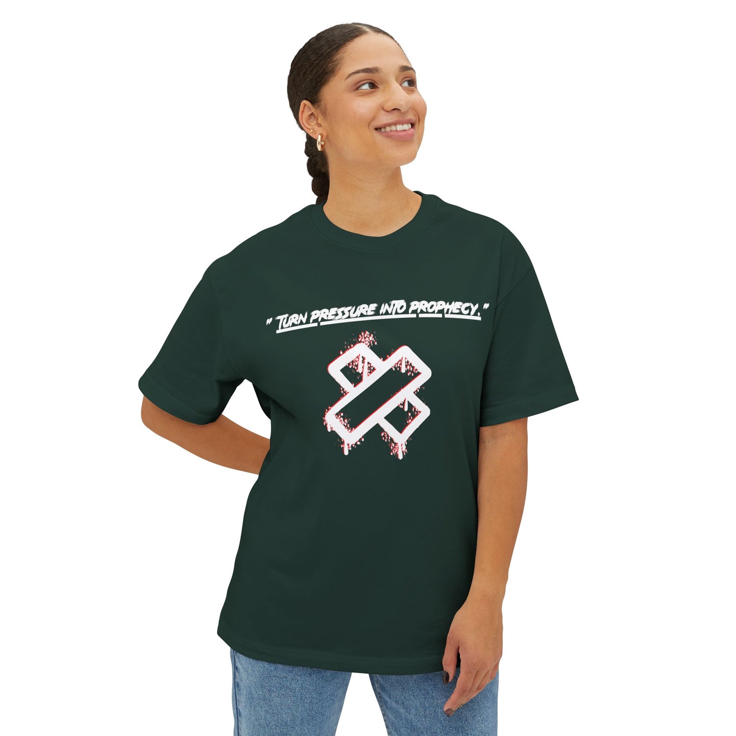 Oversized Boxy Tee- High Voltage
