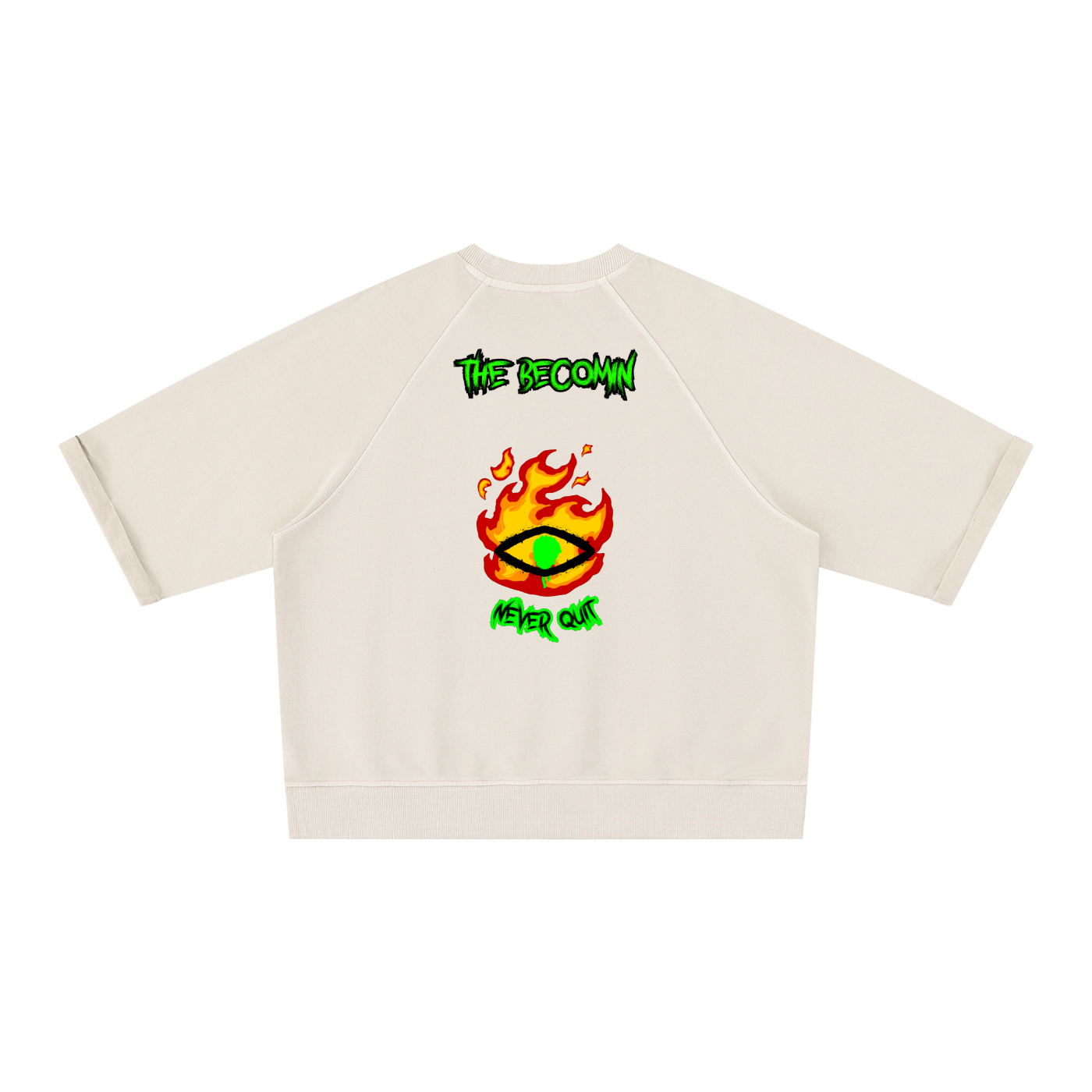 Unisex Vintage Wash Boxy Short Sleeve Sweatshirt